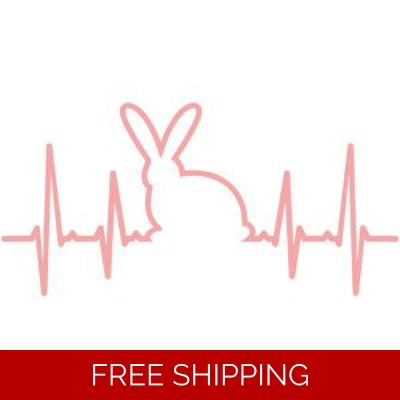 Playboy Bunny Heartbeat Die Cut Vinyl Decal Sticker Playboy Bunny Heartbeat Die Cut Vinyl Decal Sticker